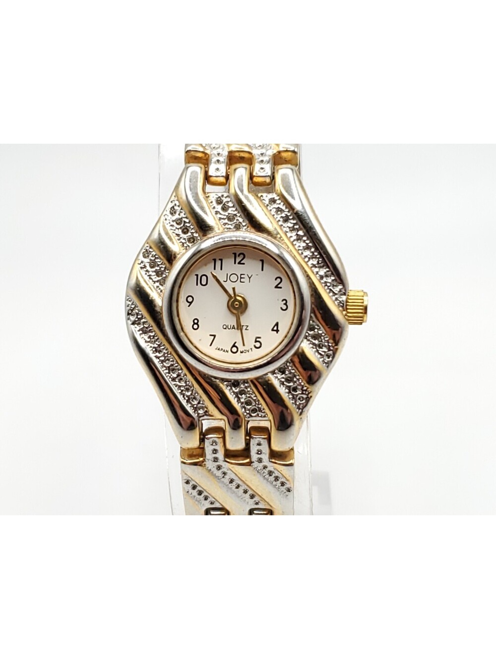 Joey Womens Quartz Watch New Battery Two-Tone 22mm